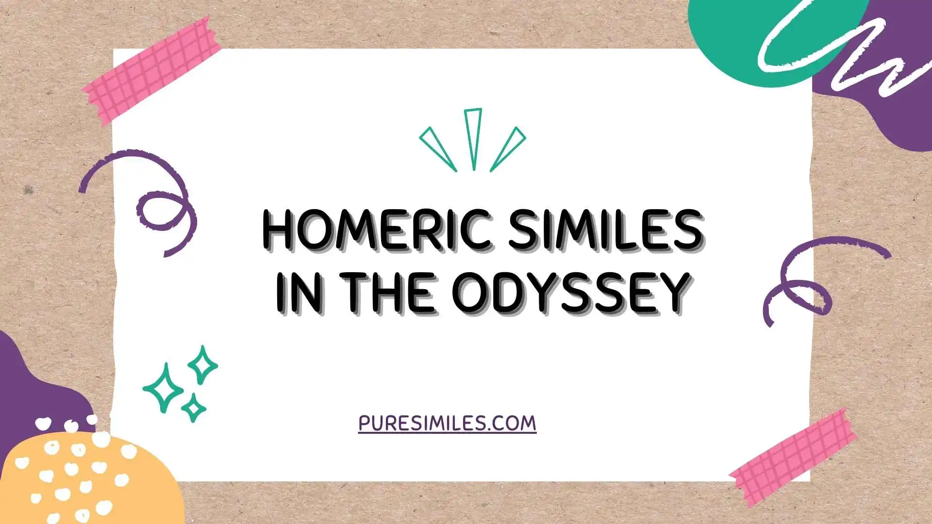 Homeric Similes in The Odyssey