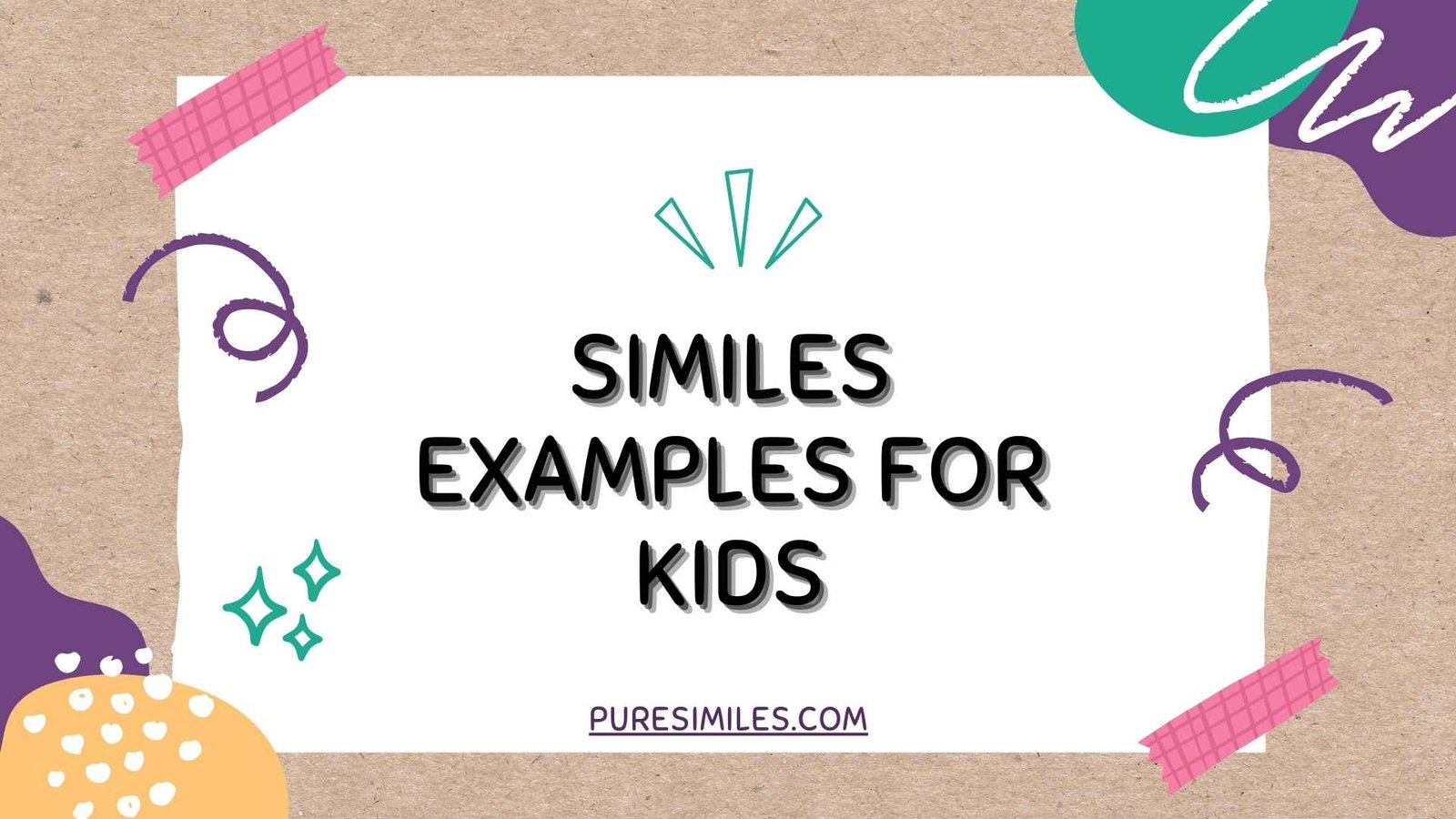 Similes Examples for Kids