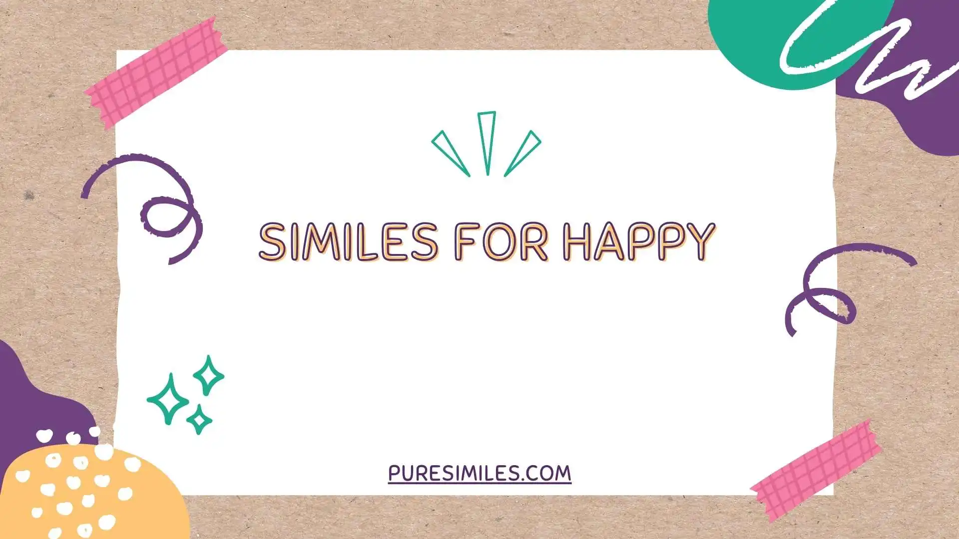 Similes for Happy