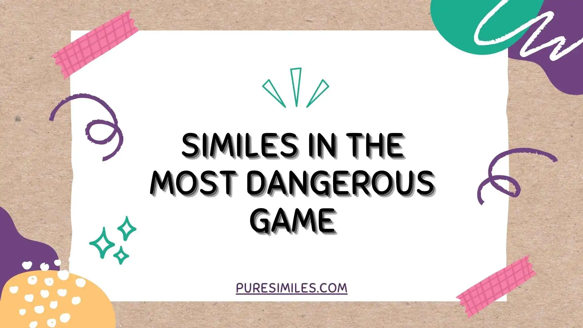 Similes in The Most Dangerous Game