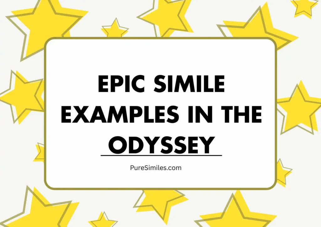 Epic Simile Examples in the Odyssey