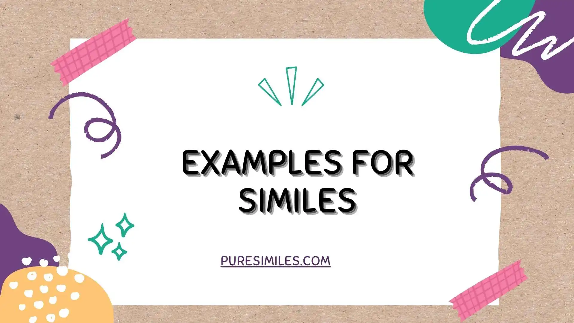 Examples for Similes