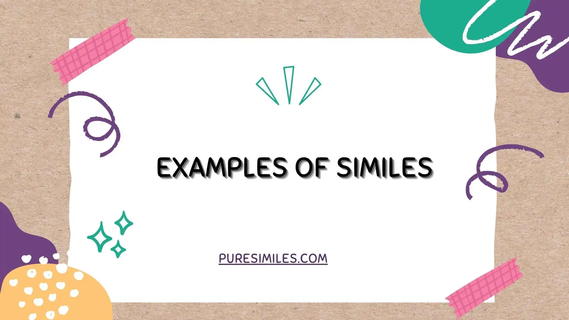 Examples of Similes