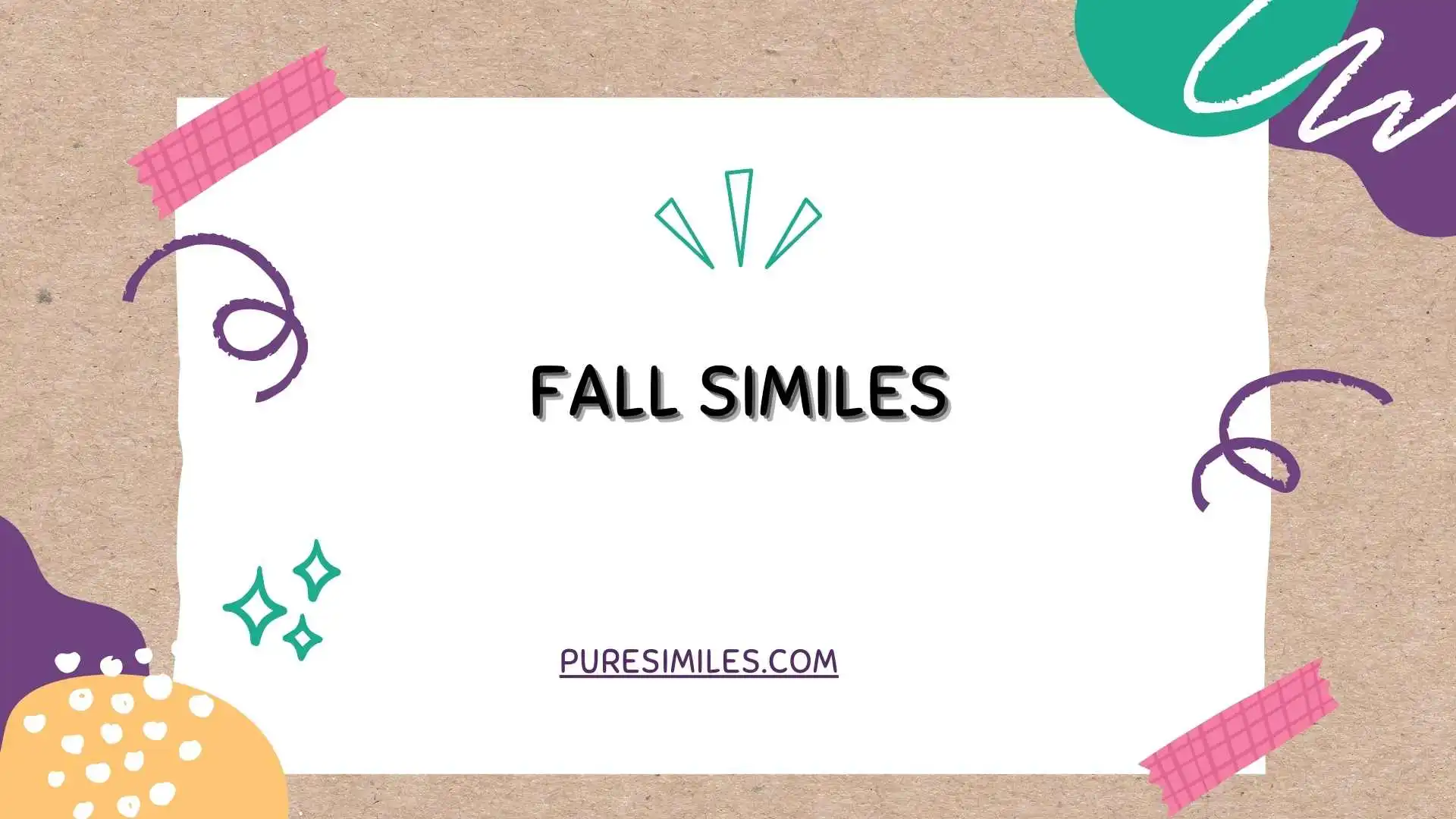 Fall Similes