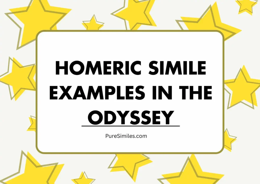 Homeric Simile Examples in the Odyssey