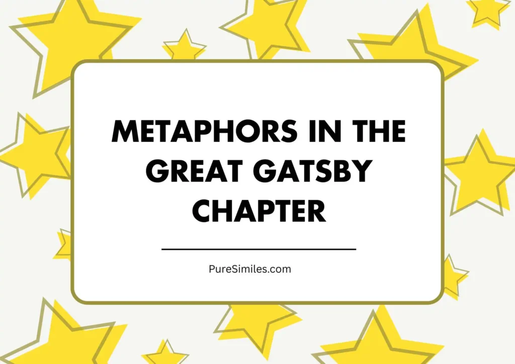 Metaphors in The Great Gatsby Chapter