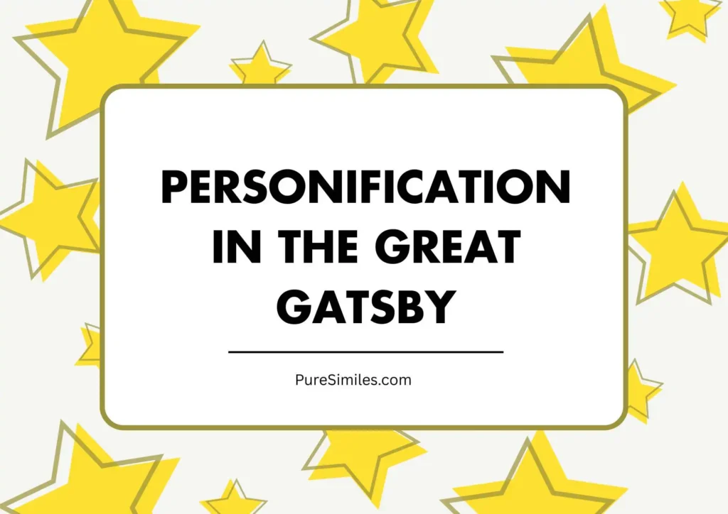 Personification in The Great Gatsby