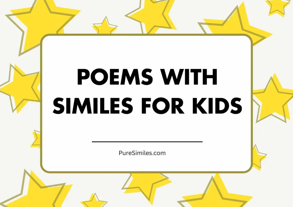 Poems With Similes for Kids