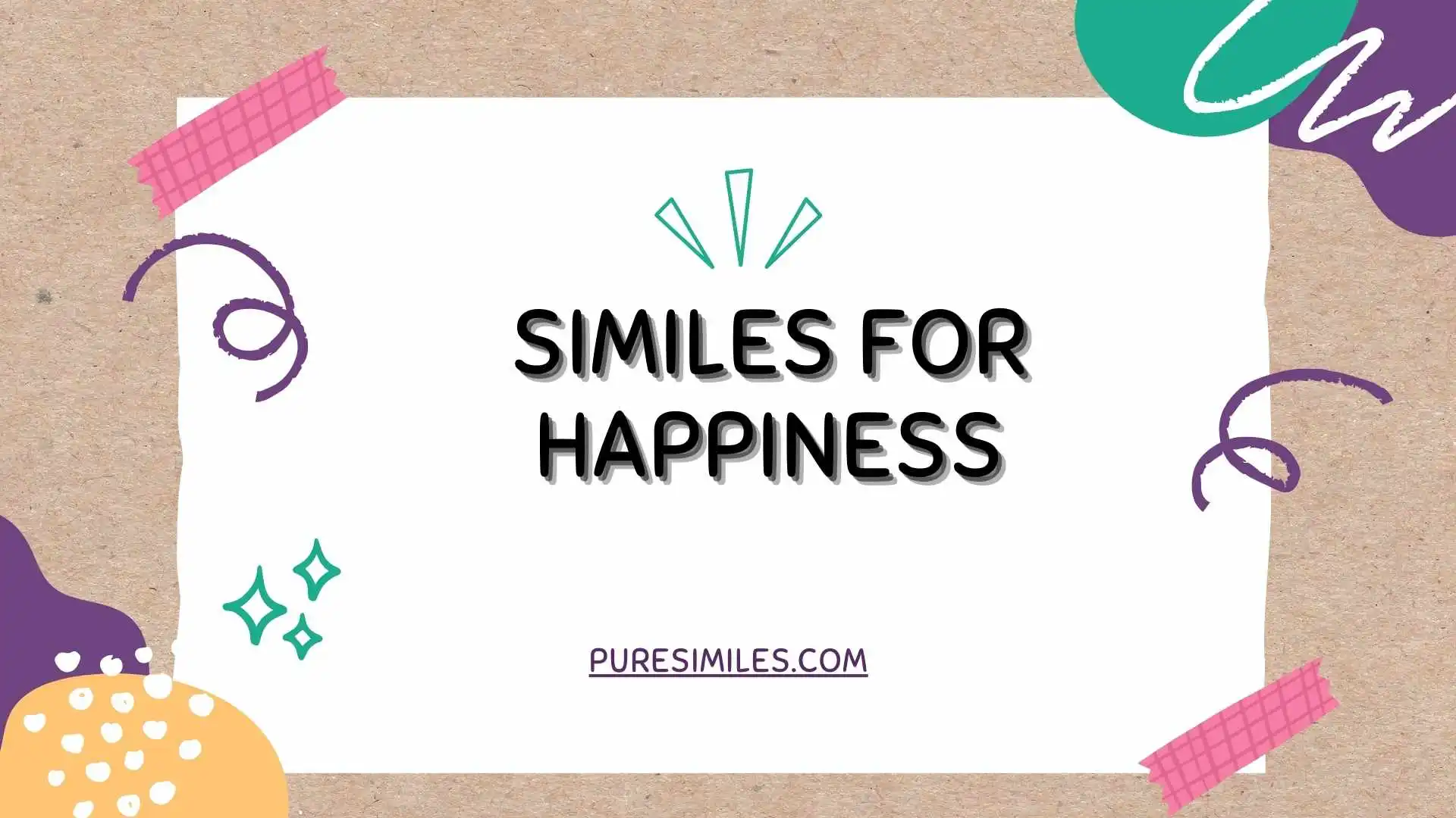 Similes for Happiness