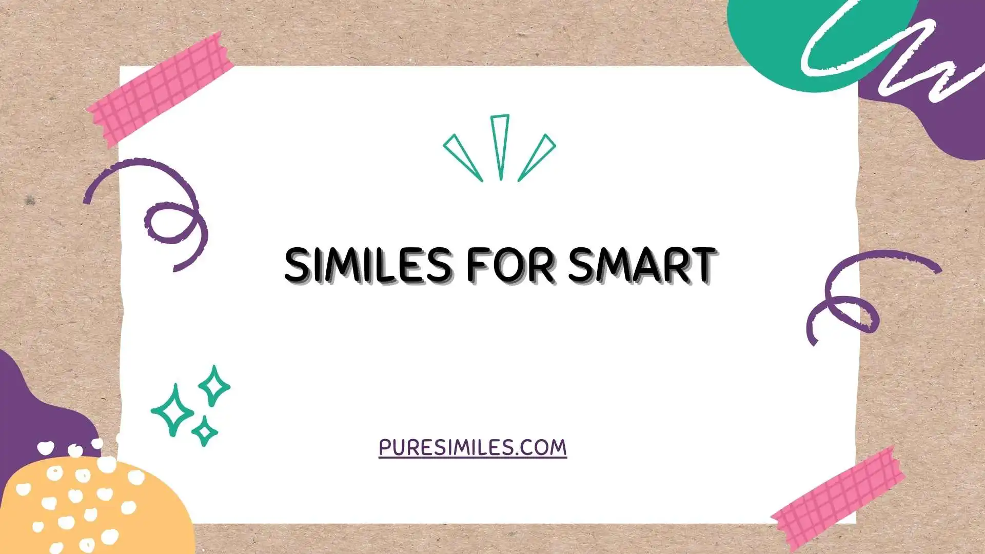 Similes for Smart