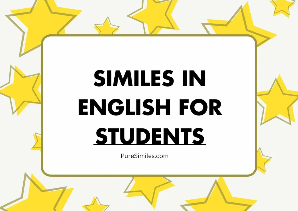 Similes in English for Students