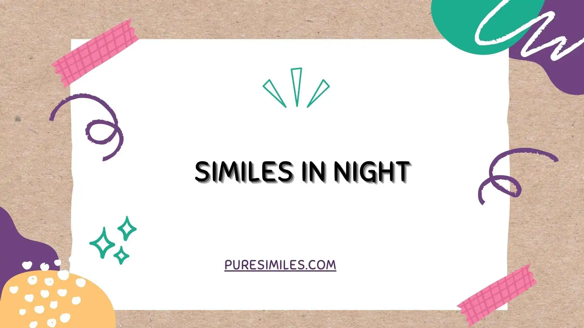 Similes in Night