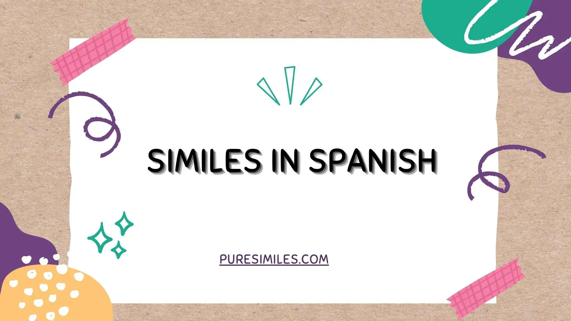 Similes in Spanish
