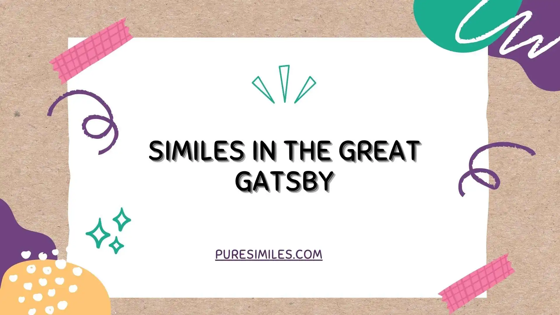 Similes in The Great Gatsby