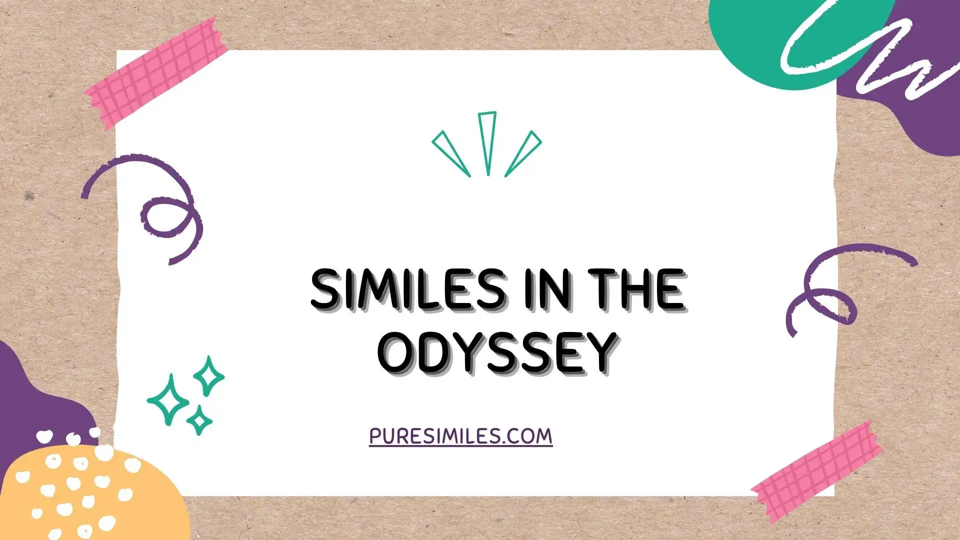 Similes in The Odyssey