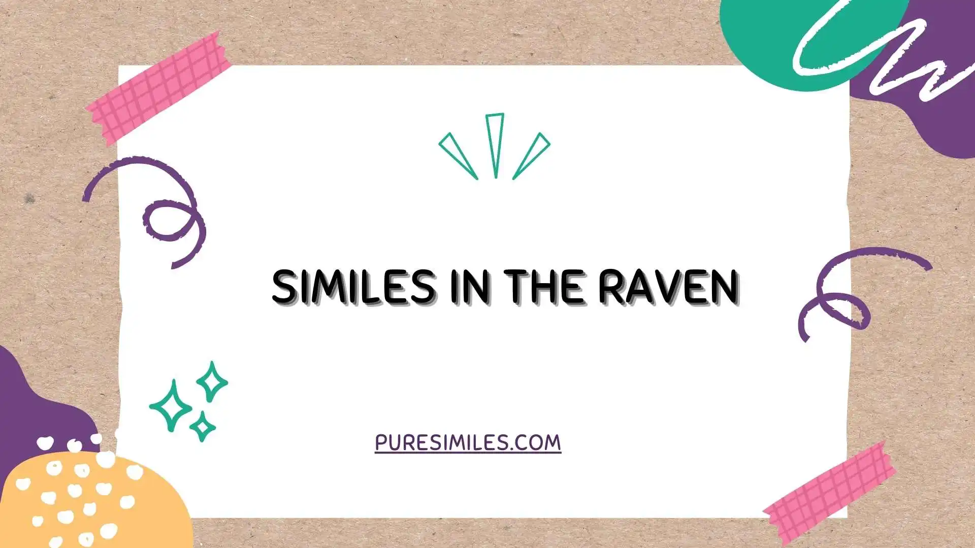 Similes in The Raven