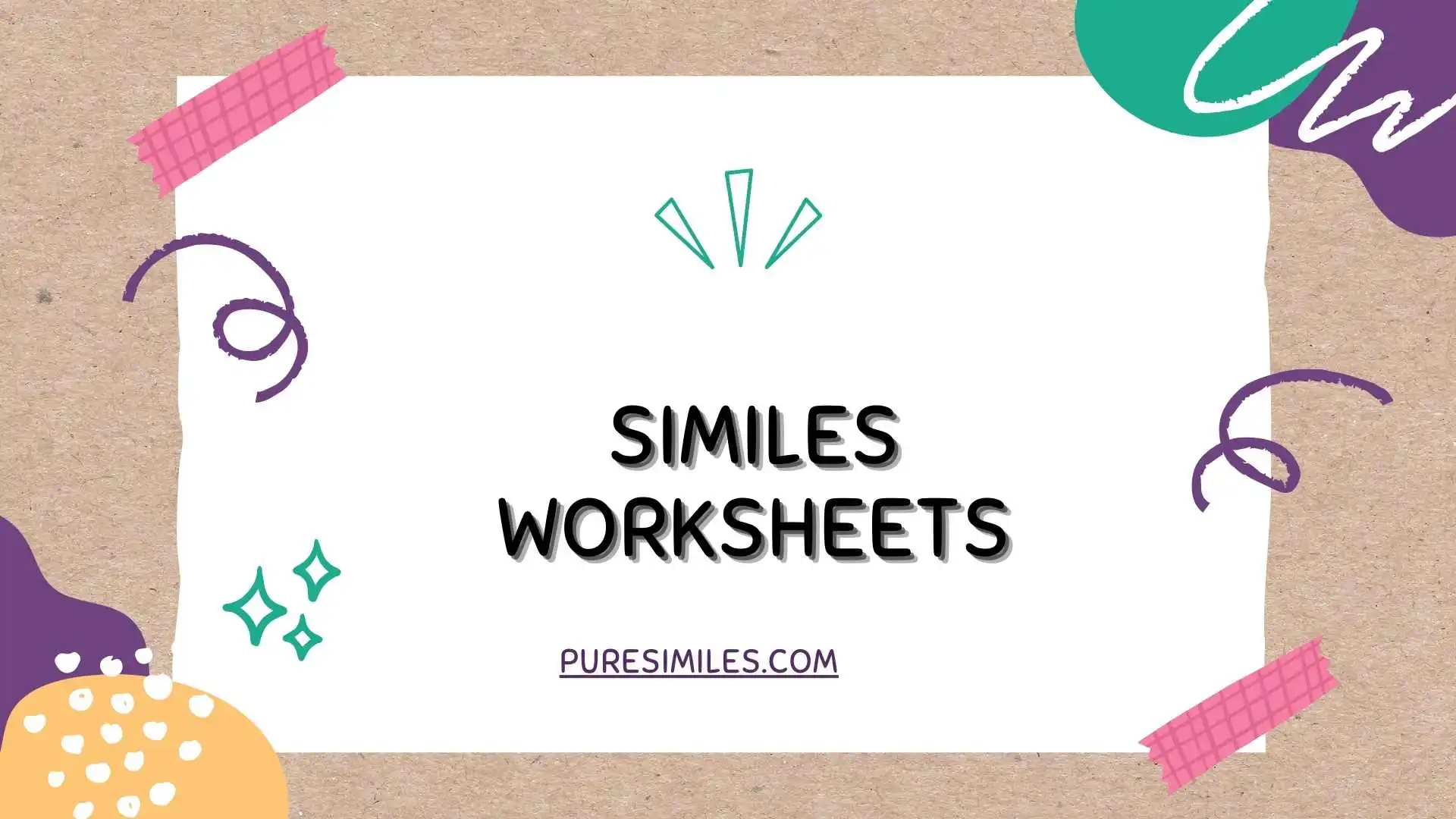 Similes Worksheets