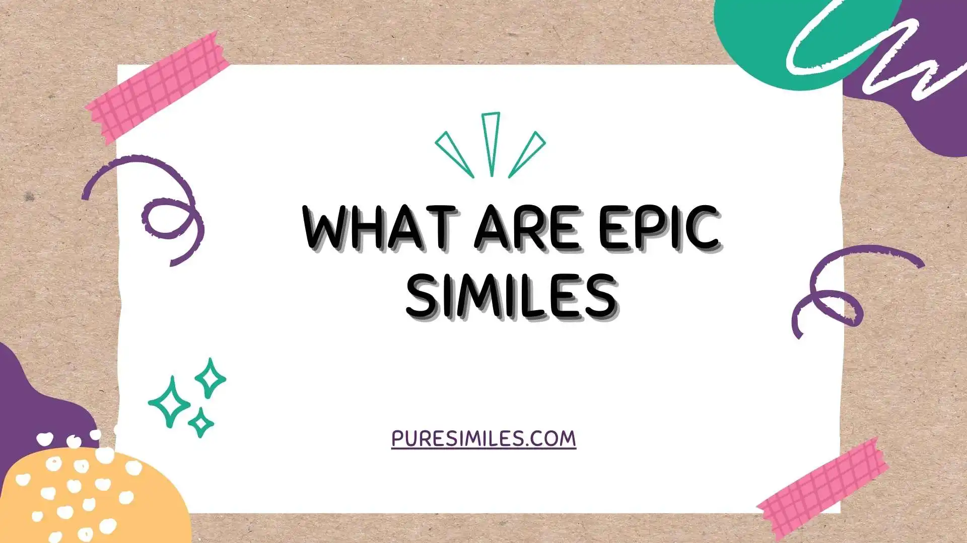 What Are Epic Similes