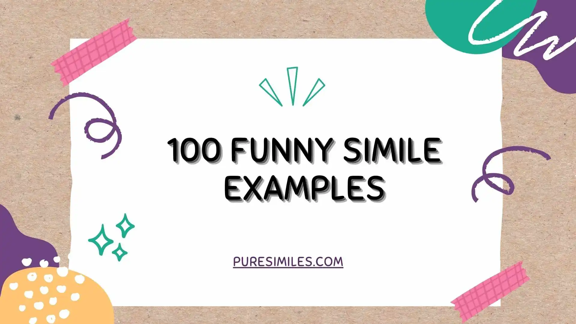 100 Funny Simile Examples