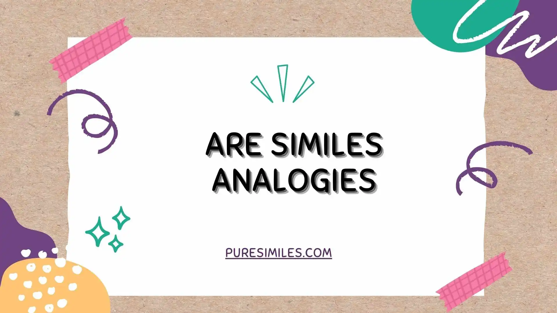 Are Similes Analogies