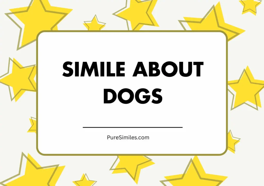 Simile About Dogs