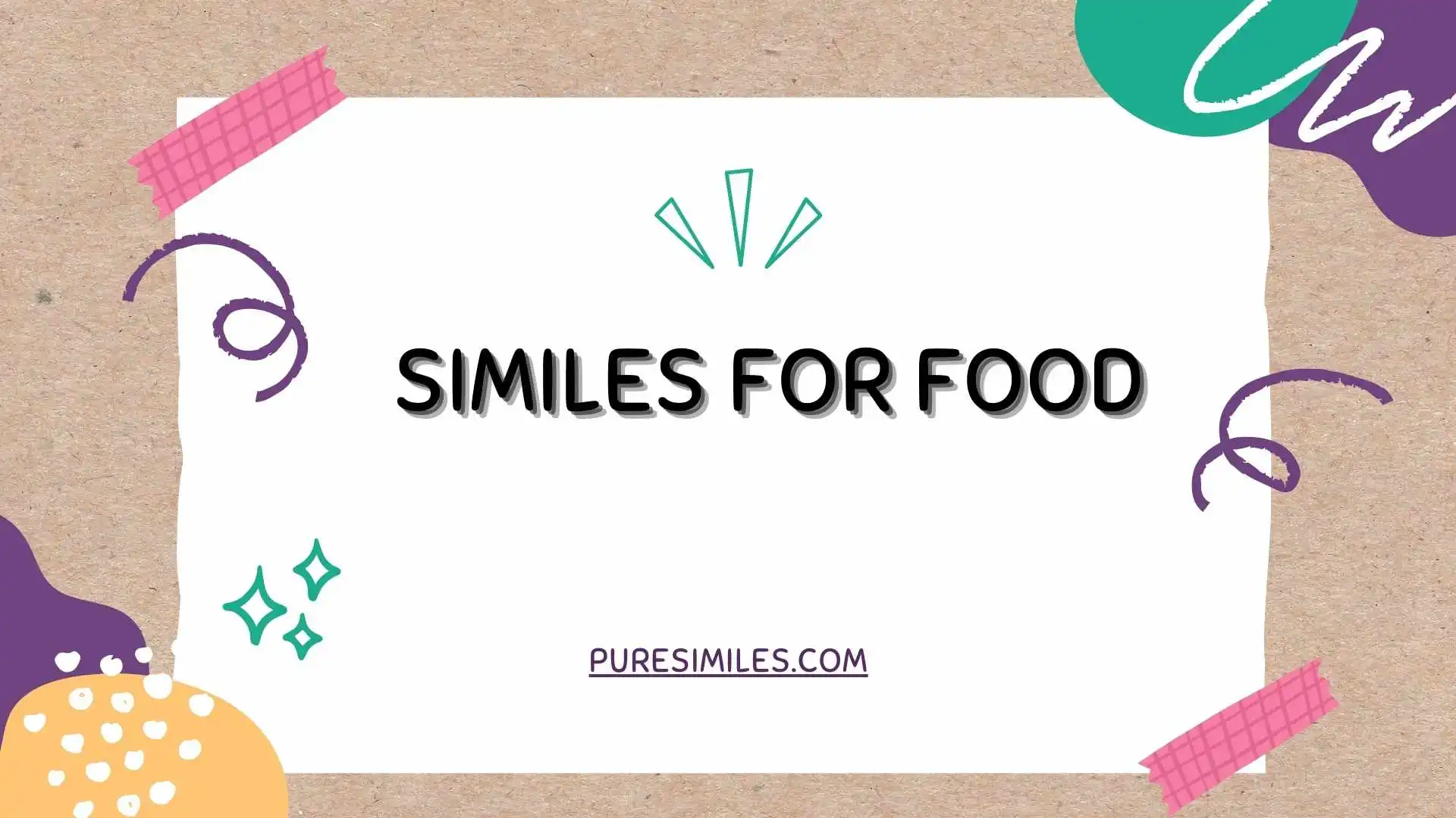Similes for Food