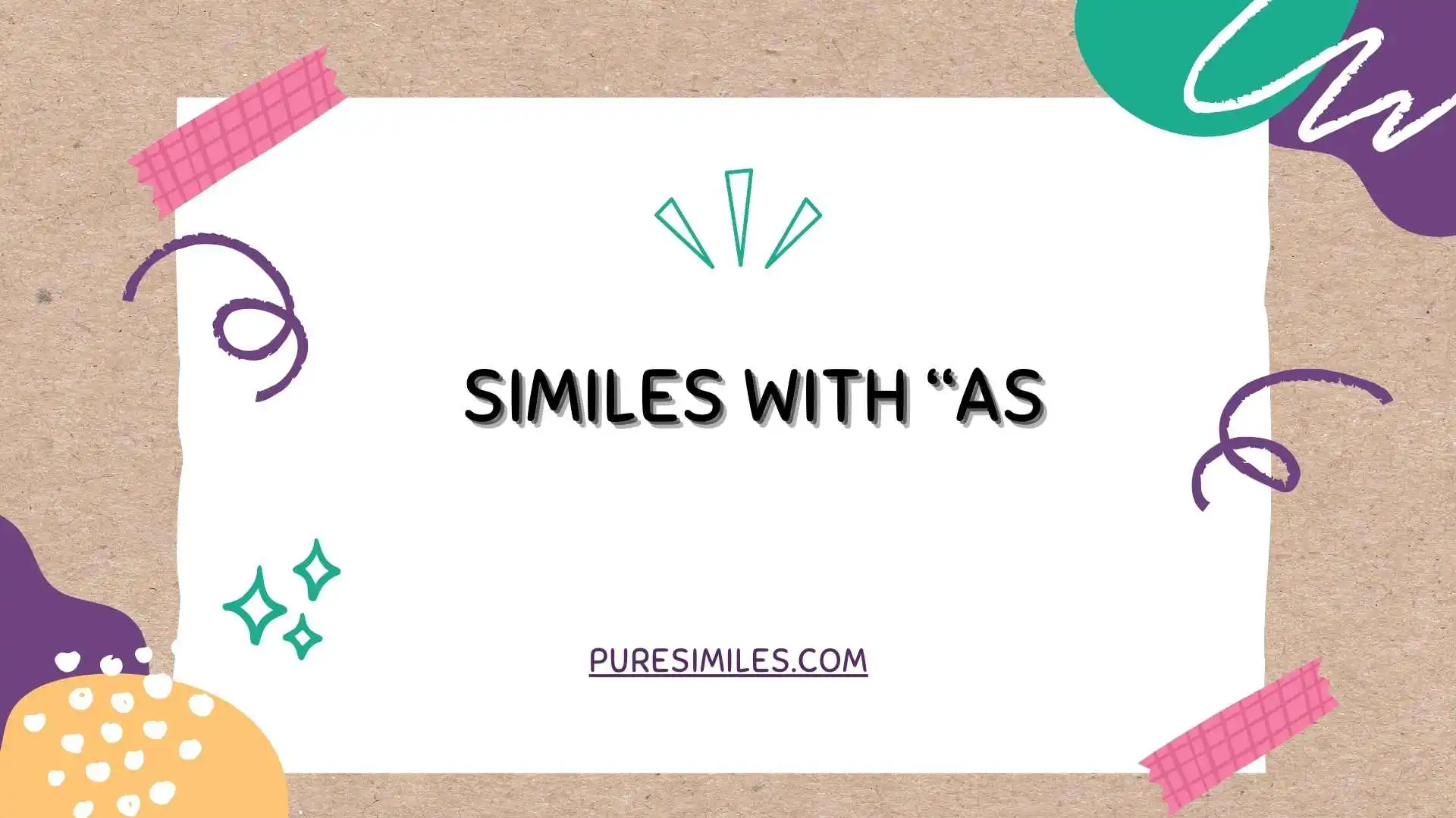 Similes with “As