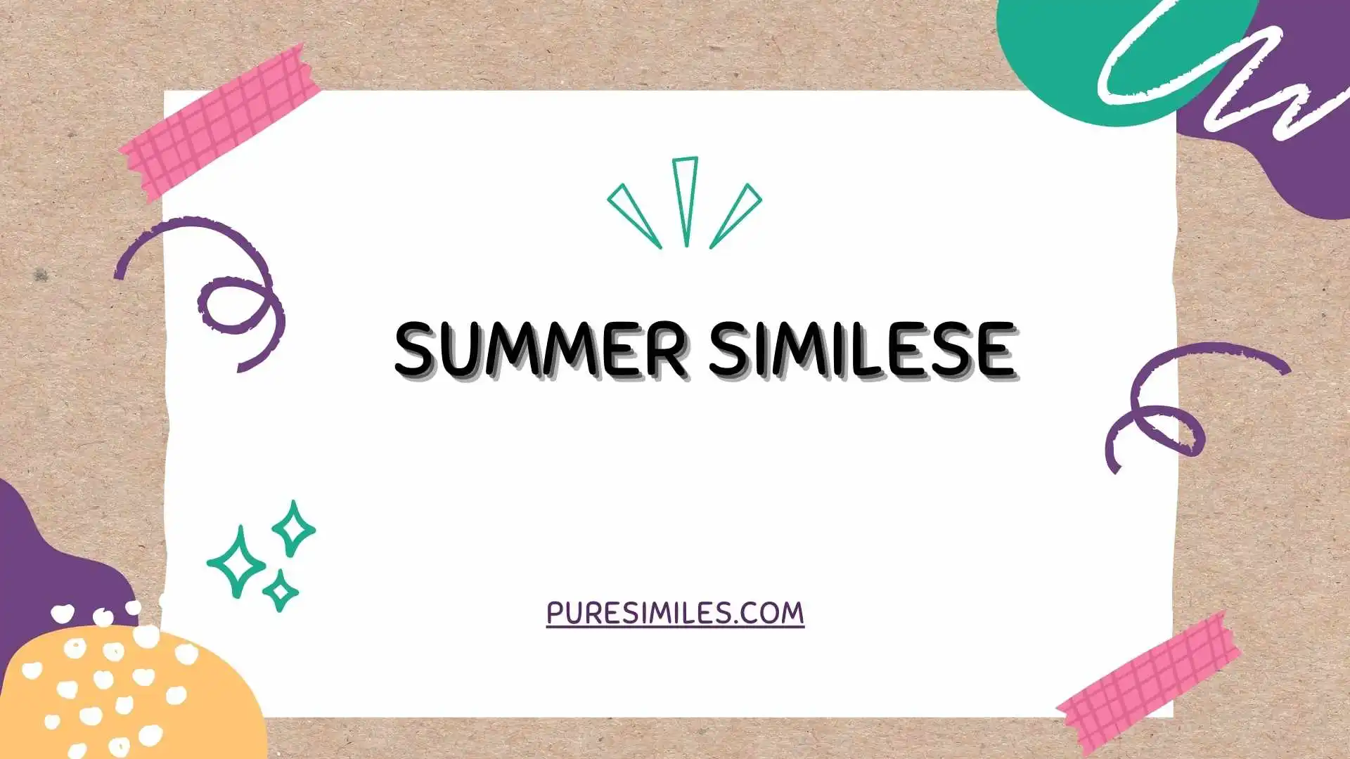 Summer Similes