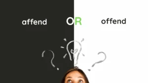 Affend or Offend