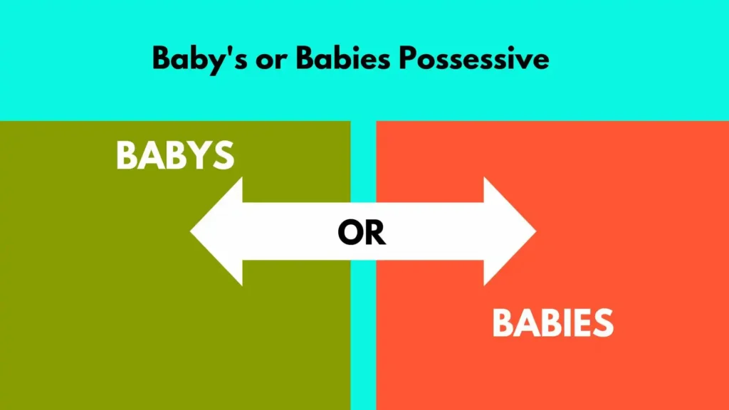 Baby's or Babies Possessive