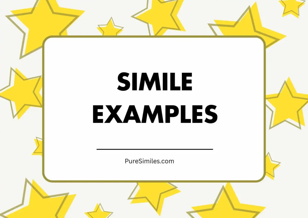 Simile Examples