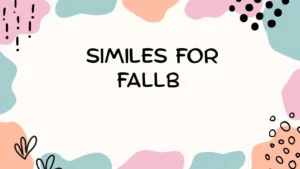 Similes for Fall