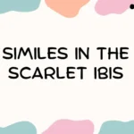 Similes in The Scarlet Ibis