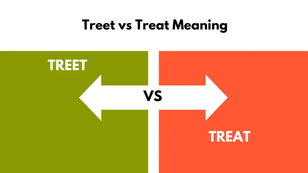 Treet vs Treat Meaning